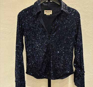 Zadig & Voltaire NWT Sequin Top Size XS