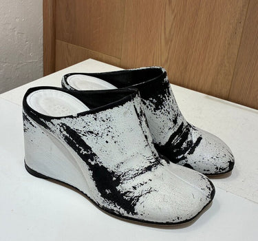 Maison Margiela Painted Anatomic Wedge Slipper Size 39