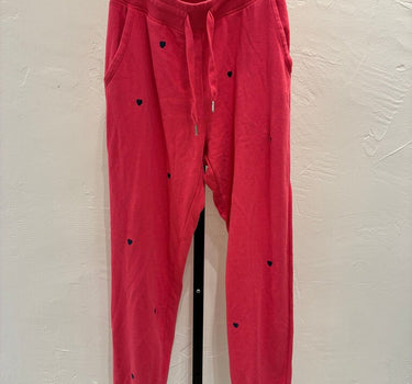 Rails Pink Heart Print sweatpants sz M