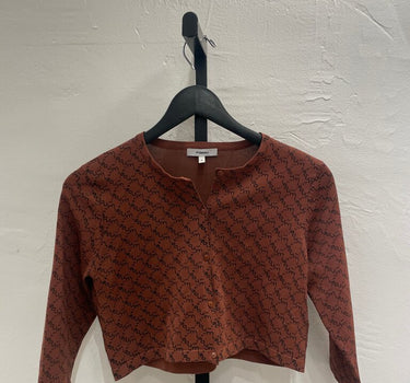 Miaou Frida Monogram Cardigan Size S