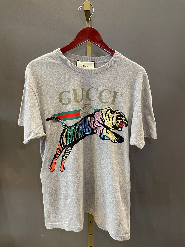 Gucci Multicolor Tiger Graphic Tee