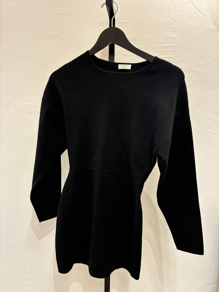 Babaton Black Sweater Long Sleeve Dress sz XS