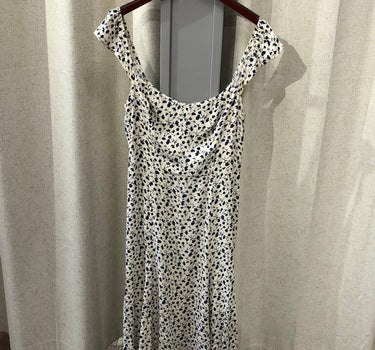 Reformation Cap Sleeve Floral Maxi Dress size 8