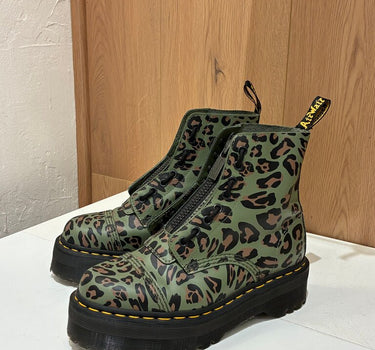 Dr. Martens Sinclair Leopard Print Boots Size 8