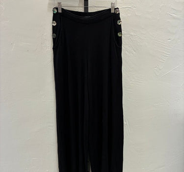 Bleusalt Black Wide Leg Pants Size 1 (S)