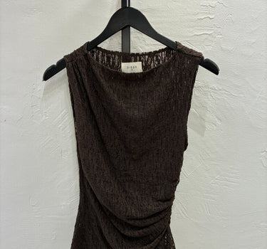DISSH Brown Lace Cami Top Size M