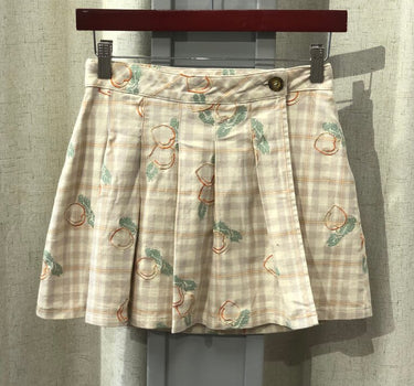 Urban Outfitters Peach Print Skirt size XS