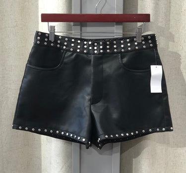 Blank NYC The Barrow Black Studded Shorts size 29