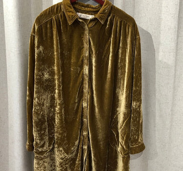 We The Free Velvet Button Down Dress size S