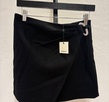 Simkhai NWT Black Mini Skirt with Crystal Detail Size 0