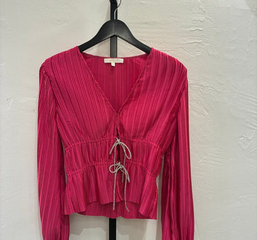 WAYF Pleated Blouse Size S