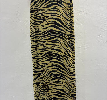 Topshop Tiger Print Midi Skirt size 2