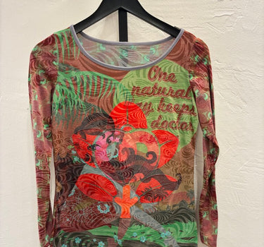 Custo Barcelona Vintage Printed Long Sleeve est. Small