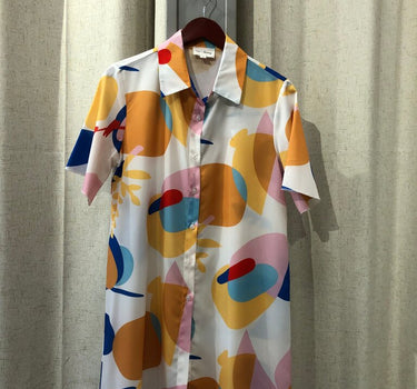 Love + Harmony Colorful Short Sleeve Shirt dress