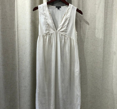 James Perse White Linen Dress