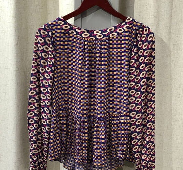 Maeve by Anthropologie Floral Print Blouse size S