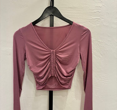 Alo Yoga Long Sleeve Cropped Top