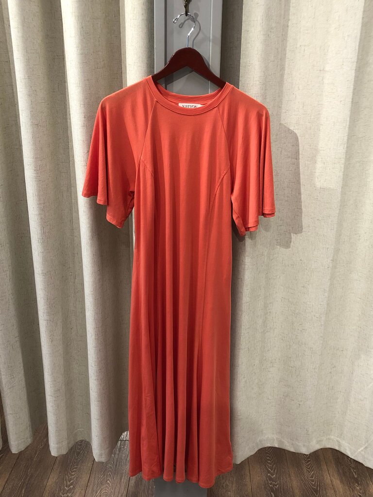 Nation Organic Short Sleeve Maxi Dress size S