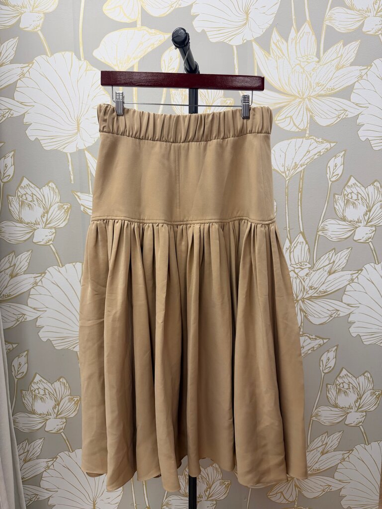 Khaite Beige Maxi Skirt, M/L
