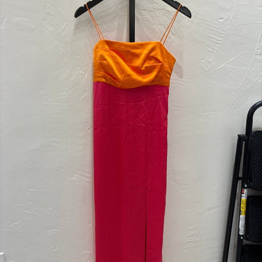 colorblock satin