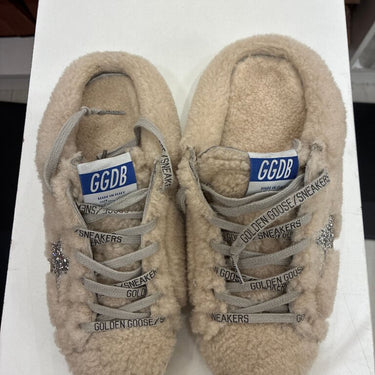 Golden Goose Sabot Shearling Sneakers Size 38