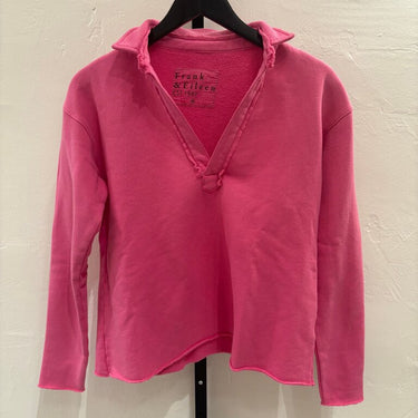 Frank & Eileen Pink Long Sleeve Top