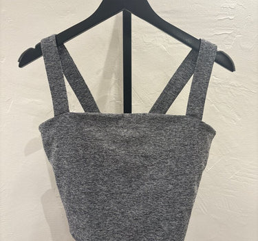 Vuori Gray Cropped Tank Top - Size Large