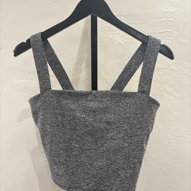 Vuori Gray Cropped Tank Top - Size Large