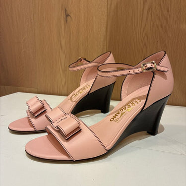 Ferragamo Pink Heeled Sandals