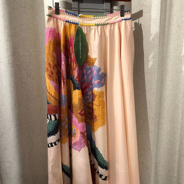 Colorful Floral Maxi Skirt by Farm Rio