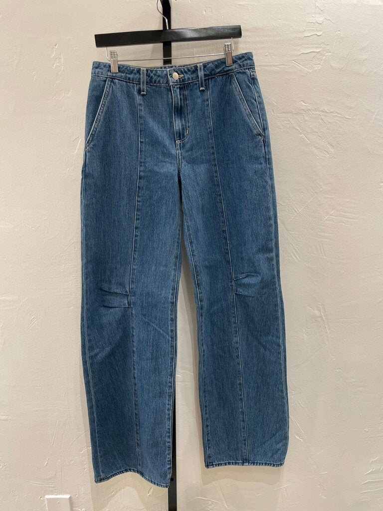 L’agence High-Rise Barrel Leg Jeans