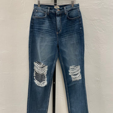 L'AGENCE Women's High Rise Distressed Jeans