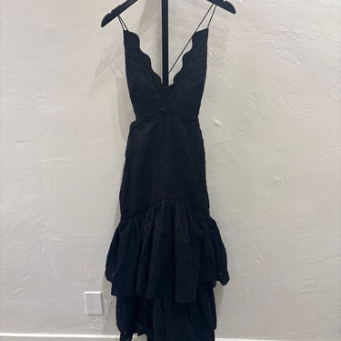 Acler Black Tiered Dress