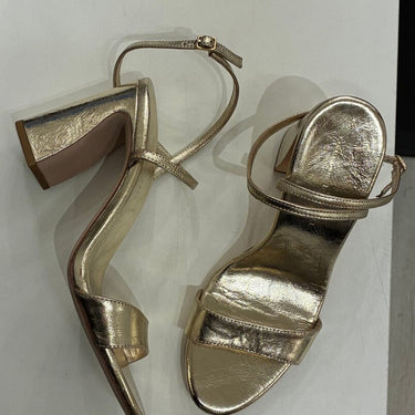 Loeffler Randall Gold Heeled Sandals