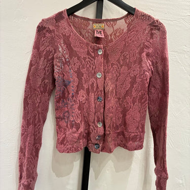 Lace Cropped Cardigan