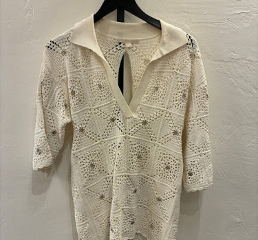 Women's Crochet Knit Top