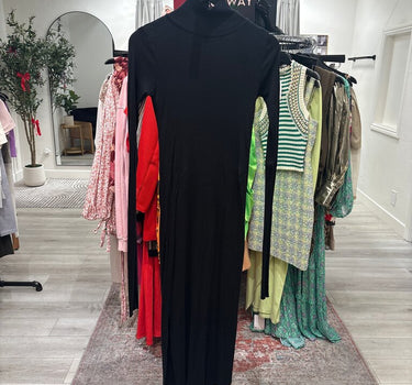 Cotton Citizen Black Long Sleeve Dress- Size Medium