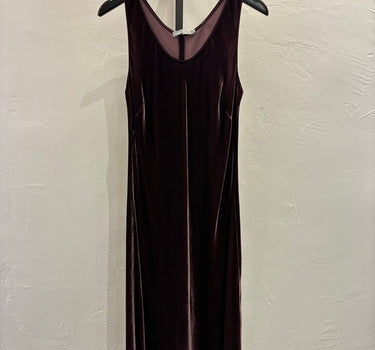 Vince Burgundy Velvet Dress