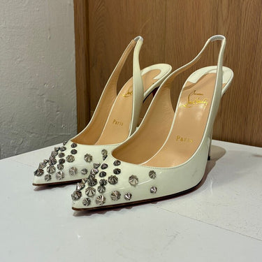 Christian Louboutin Studded Slingback Heels