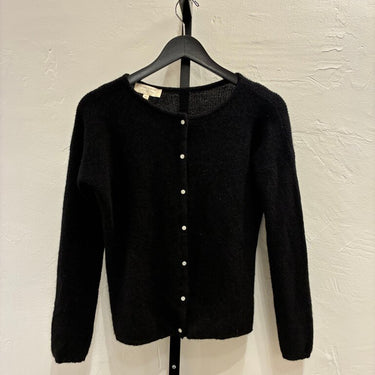 Sezane Black Cardigan Sweater