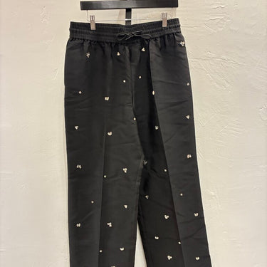 Sandro Black Sequin Trousers