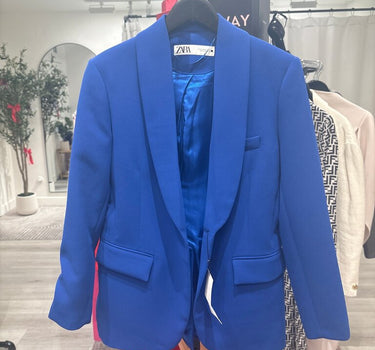 Zara Blue Blazer NEW - Size Medium