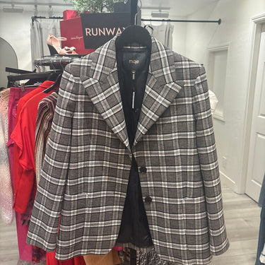 Maje Plaid Blazer- Size 42
