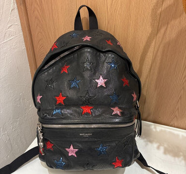 Saint Laurent Star Print Backpack