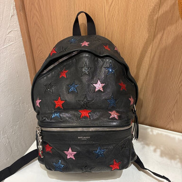 Saint Laurent Star Print Backpack