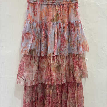 Zimmermann Silk Botanical Maxi Skirt