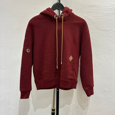 Chloé Burgundy Logo Hoodie