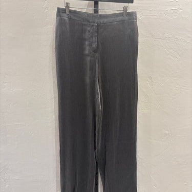 ZARA Women's Silver Shimmer Pants- Size Large