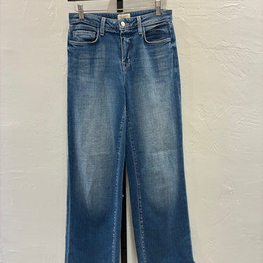 L'agence High-Waisted Wide Leg Jeans