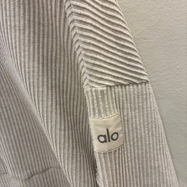 Alo Yoga Ribbed Cropped Hoodie